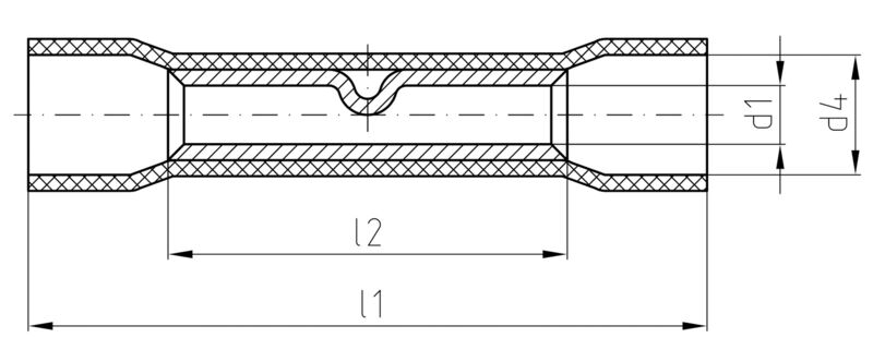 WEIDMULLER MANGUITO DE EMPALME VSTI/1.5-2.5 (100PZ)