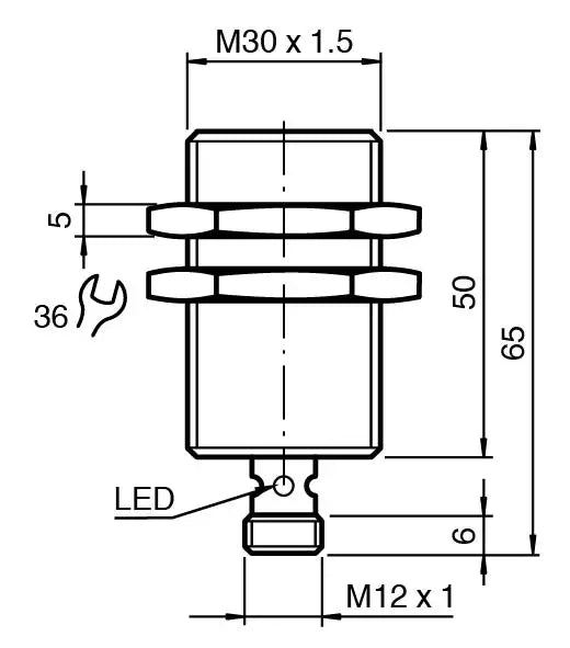PEPPERL+FUCHS SENSOR INDUCTIVO NJ10-30GM50-A2-V1