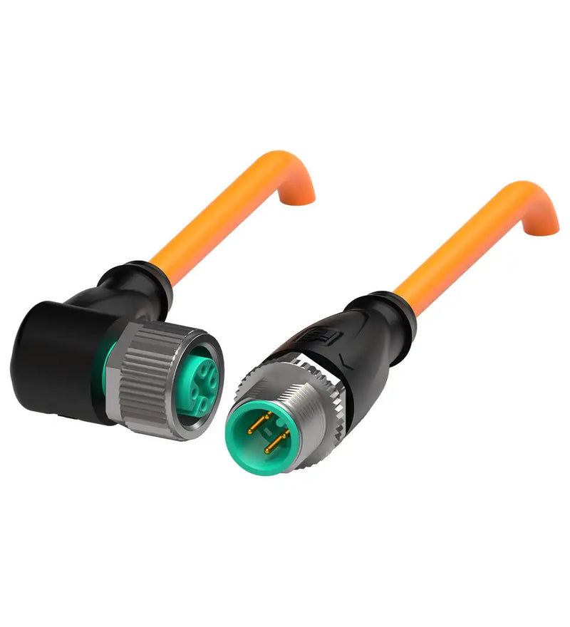 PEPPERL CABLE EXTENSION CON CONECTOR HEMBRA ANGULADO Y MACHO RECT