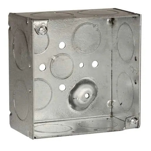 CAJA RACO CUADRADA GALV DE 1" (USA TAPA34R)
