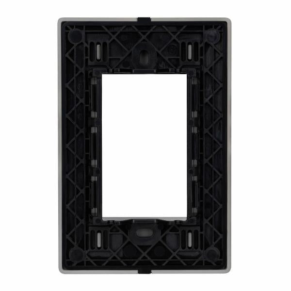 ESTEVEZ PLACA 3 VENTANAS GRIS OSCURO MATE