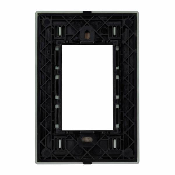 ESTEVEZ PLACA 3 VENTANAS ALUMINIO COBRE CEPILLADO SQUARE