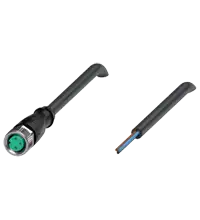 PEPPERL CABLE 2 MTS CON CONECTOR RECTO M8 3P V3-GM-BK2M-PUR-U