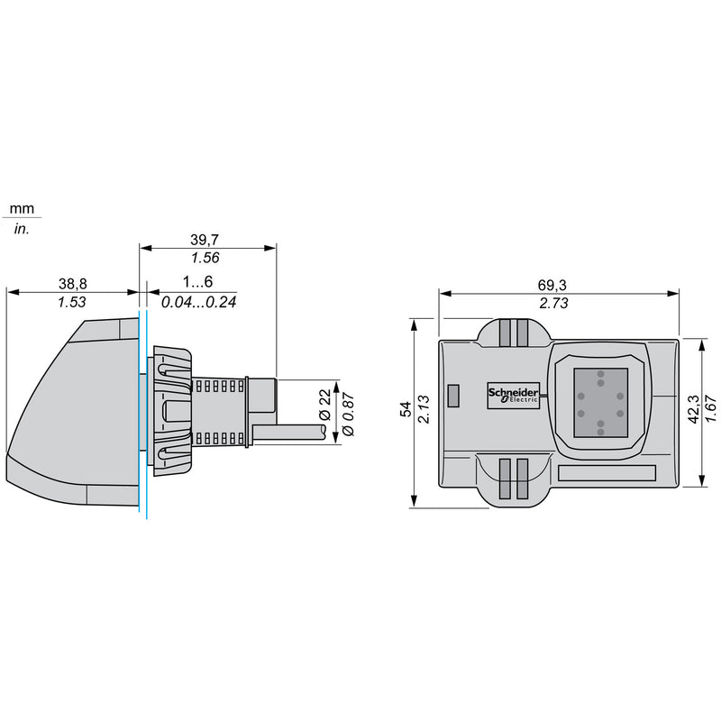 TELEMEC LECTOR BIOMETRICO BISTABLE PNP RGOD