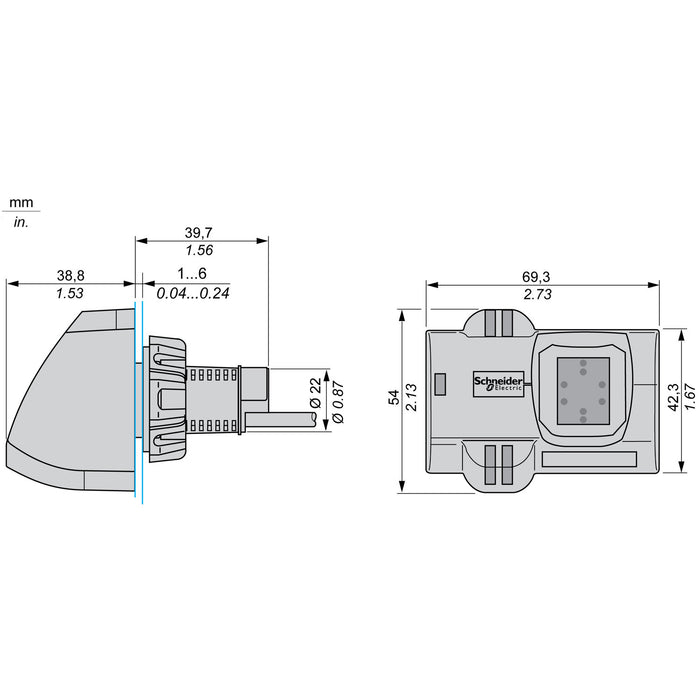 TELEMEC LECTOR BIOMETRICO BISTABLE PNP RGOD