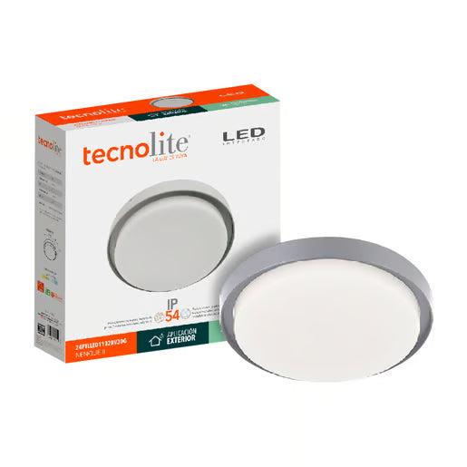TECNOLITE INT/EXT PLAFONES LED 24W 127V 3000K 1490LM