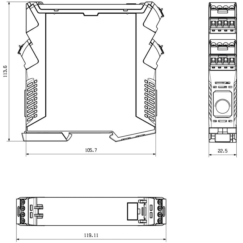 Weidmuller Convertidor Ent 30A Sal 4-20Ma Act20P-Cmt-30-Ao-Rc-S SKU: 1510540000