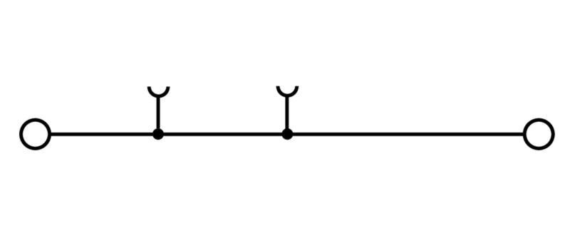 WEIDMULLER CLEMA DE PASO ROJA ZDU 4 RT