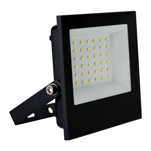 ESTEVEZ FLOOD PROYECTOR 30W LED LUZ FRIA   REFLECTOR NEGRO