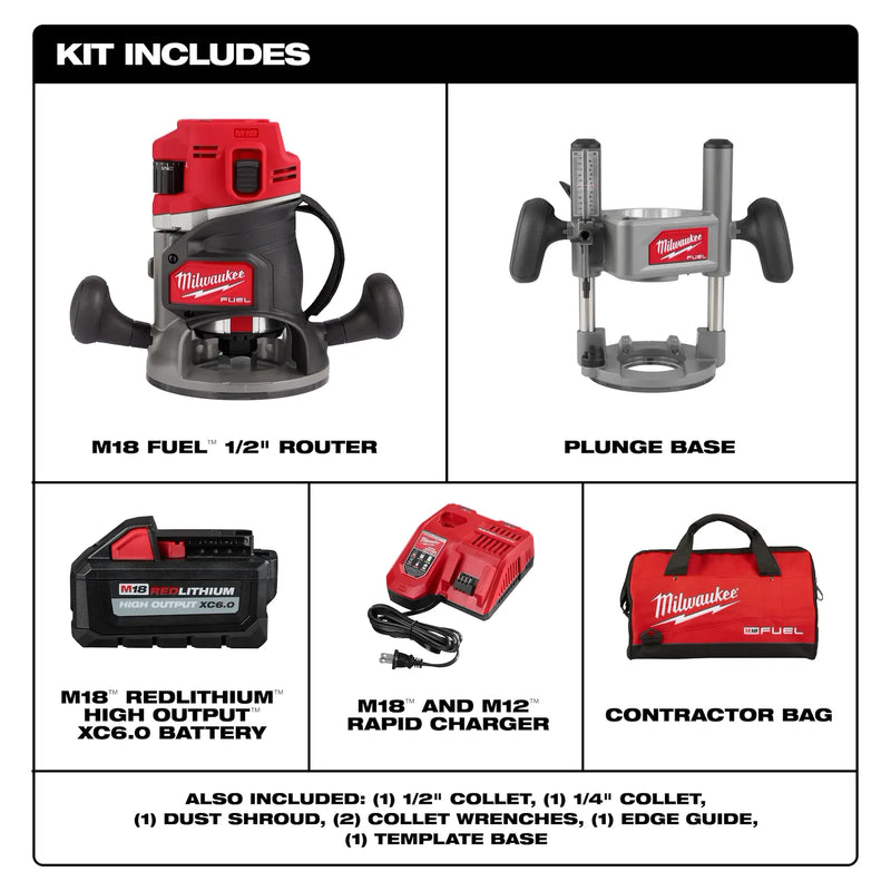 MILWAUKEE KIT REBAJADORA M18 FUEL DE 1/2"