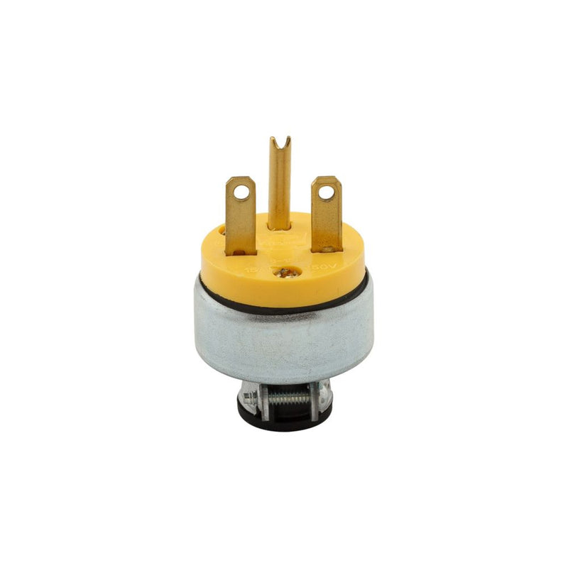 ARROW CLAVIJA VINYL BLINDADA AMARILLO 2P3H+T 15A 250V CA