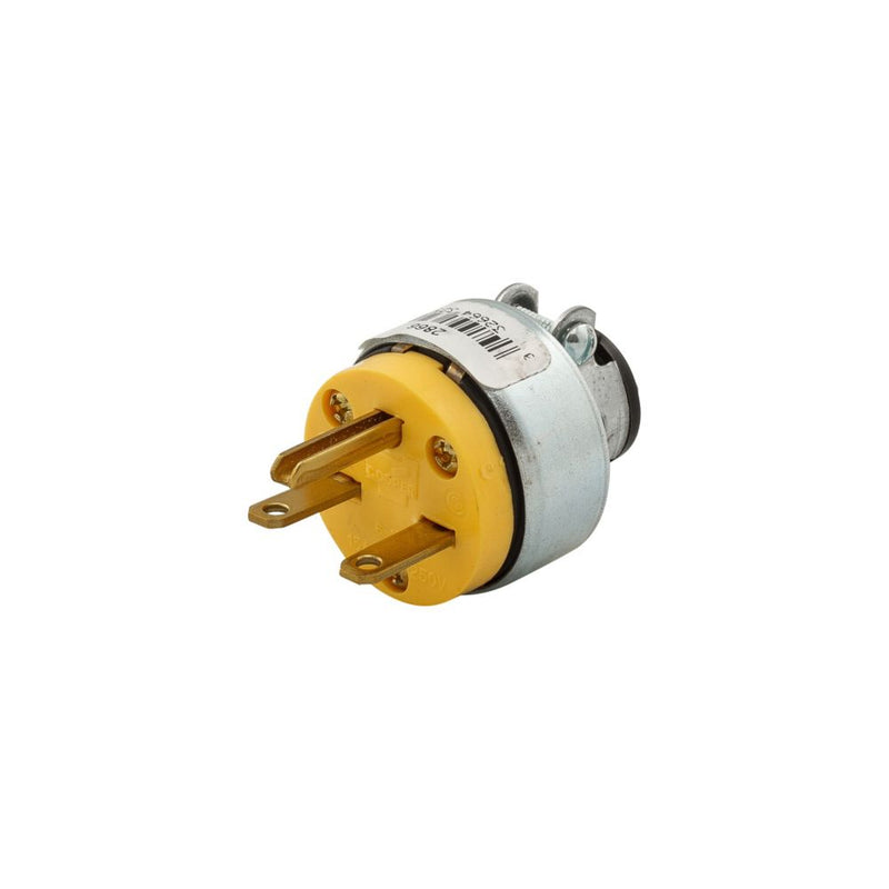 ARROW CLAVIJA VINYL BLINDADA AMARILLO 2P3H+T 15A 250V CA