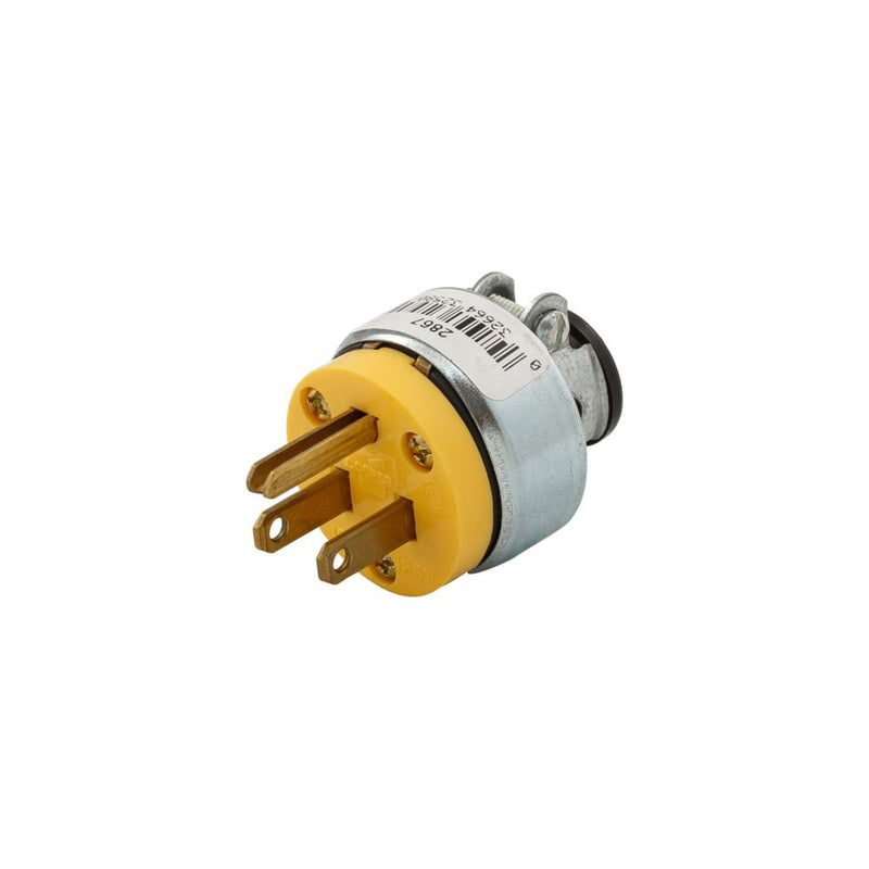 ARROW CLAVIJA HULE 2P+T 15A 125V AMARILLA