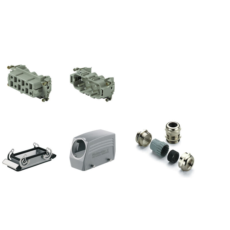 WEIDMULLER TOMACORRIENTE DE 6 POLOS 35 A HDC-KIT-HSB 06.500
