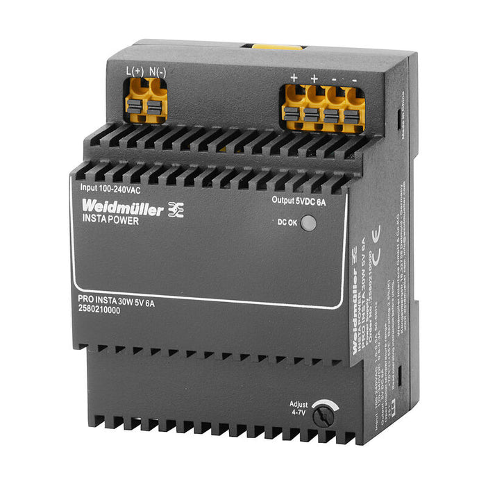 WEIDMULLER FUENTE PRO INSTA 1F 110-240VAC SAL 5V 6A