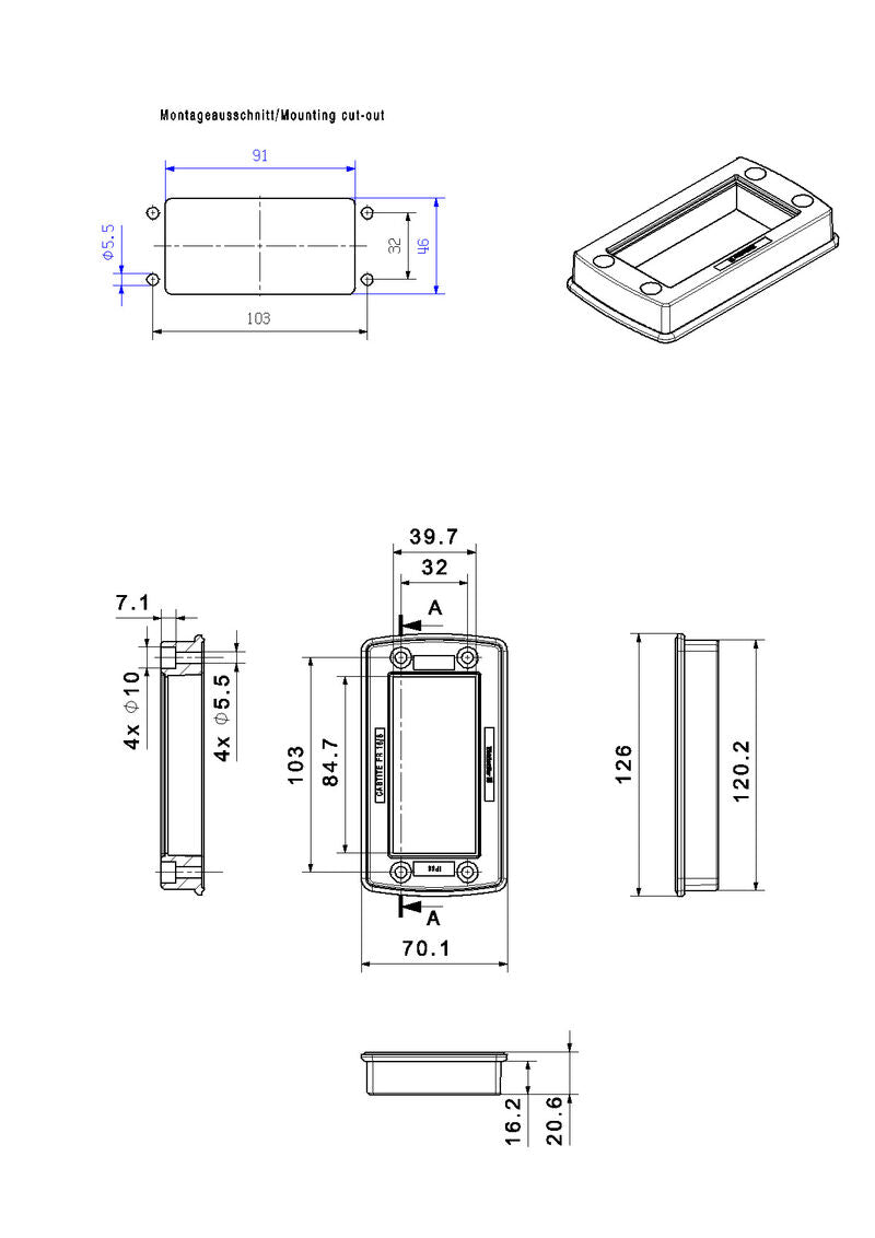 WEIDMULLER MARCO PARA CONECTORES CABTITE FR 16/8 BK SET