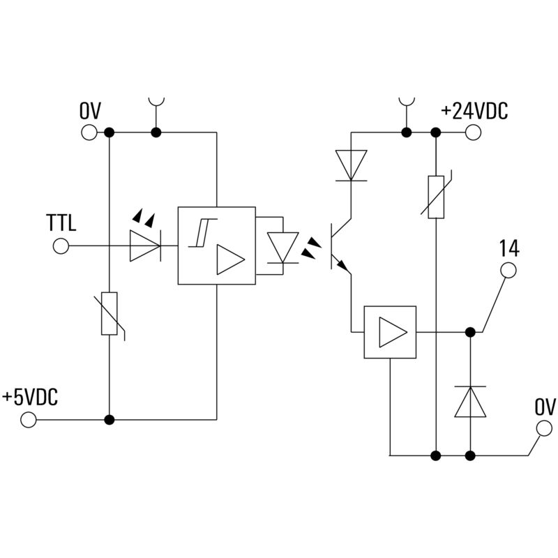 WEIDMULLER OPTOACOPLADOR MOS 5VTTL/24VDC 01A