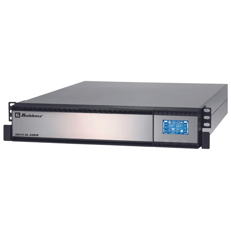 KOBLENZ UPS ON LINE 3KVA 2.7KW 120VAC 4x5-20R 1x5-30R