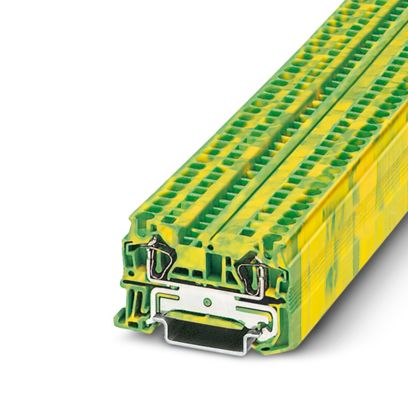 PHOENIX CONTACT CLEMA MUELLE TIERRA 1 NIVEL 4mm 26-10AWG 30A ST 4-PE