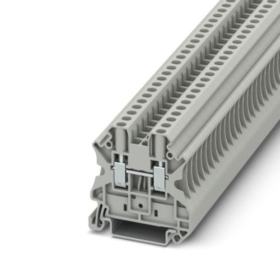 PHOENIX CONTACT CLEMA TORNILLO GRIS 1 NIVEL 4mm 26-10AWG 32A