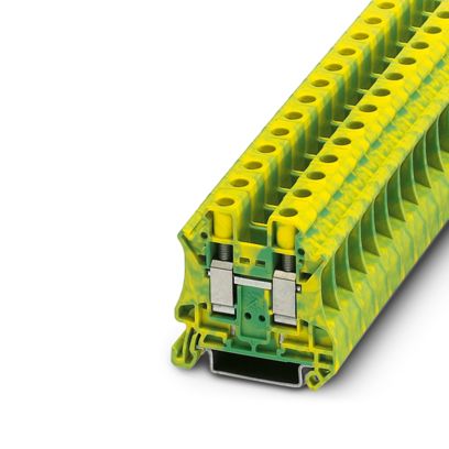 PHOENIX CONTACT CLEMA TORNILLO TIERRA 1 NIVEL 10mm 20-6AWG 76A UT 10-PE