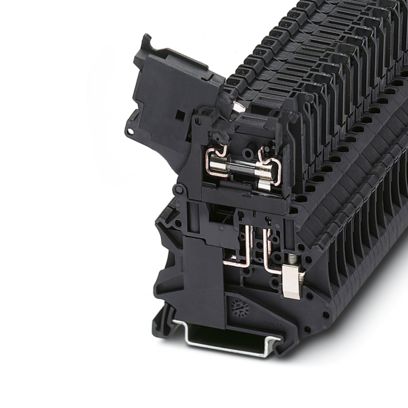 PHOENIX CONTACT CLEMA PORTAFUSIBLE NEGRA S/LED P/FUS 5X20 UT 4-HESI