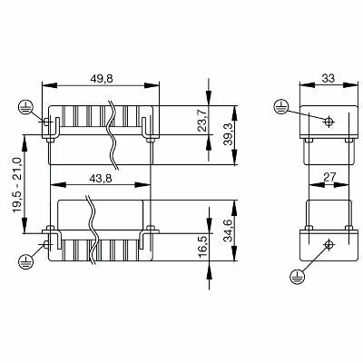 WEIDMULLER CONECTOR HEMBRA 16 POLOS HDC HD 16 FC