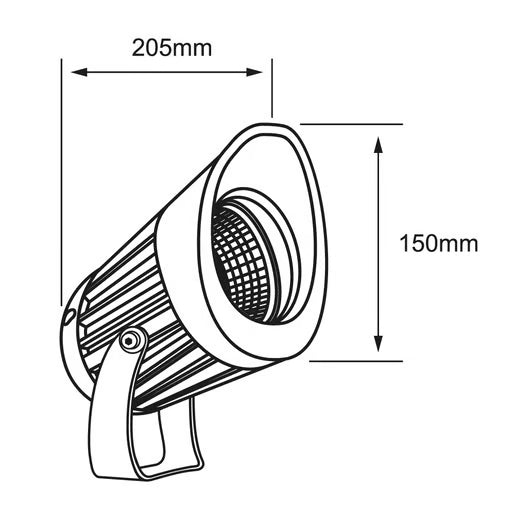 TECNOLITE EXTERIOR ACENTO LED 30W 100-240V 3000K
