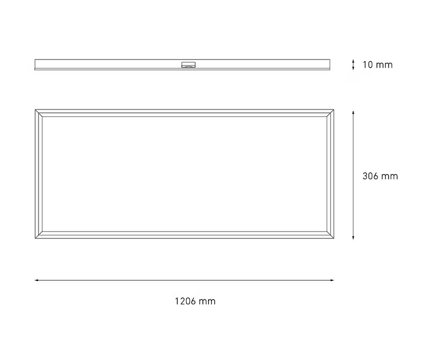 MAGG Panel 30X120 34W 100-305V Afp 4000K Blanco SKU: L5523-1I0