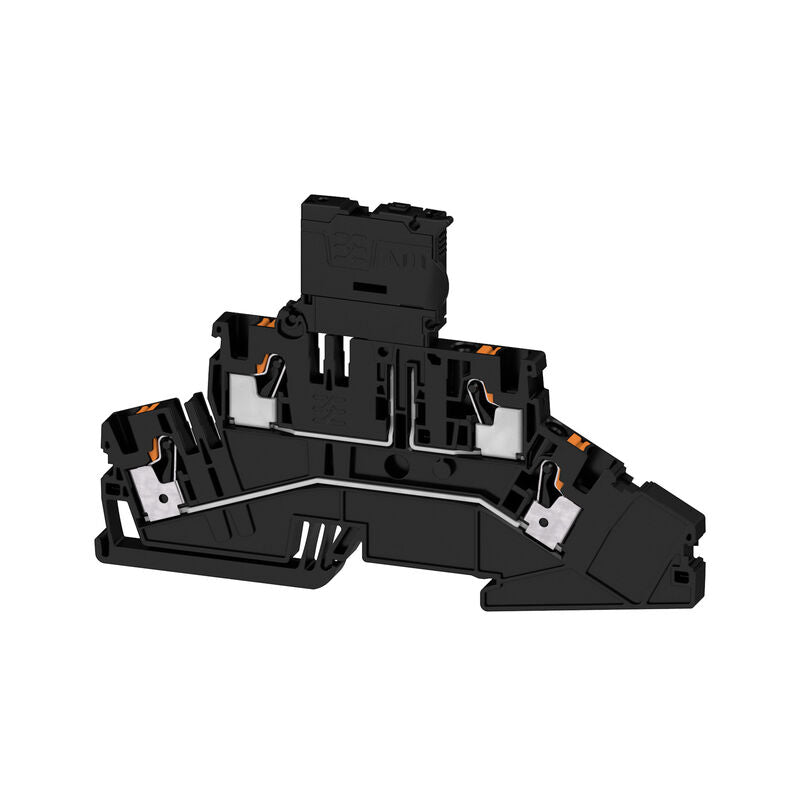 WEIDMULLER TERMINAL FUSIBLE PUSH IN 4 MM² 250 V 6.3 A NEGRO