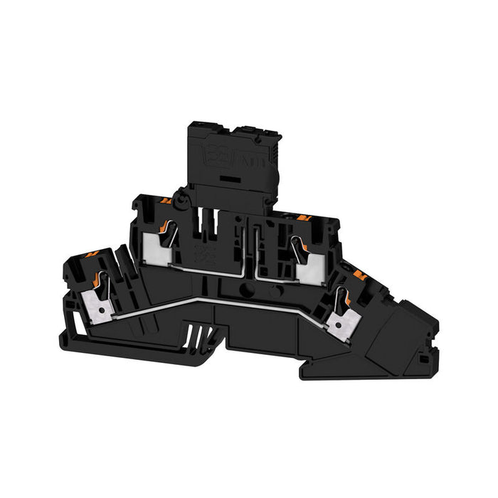 WEIDMULLER TERMINAL FUSIBLE PUSH IN 4 MM² 250 V 6.3 A NEGRO