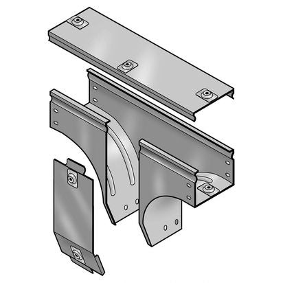 RTGAMMA DERIVACION VERTICAL EN "T" 300X75MM C/TAPA