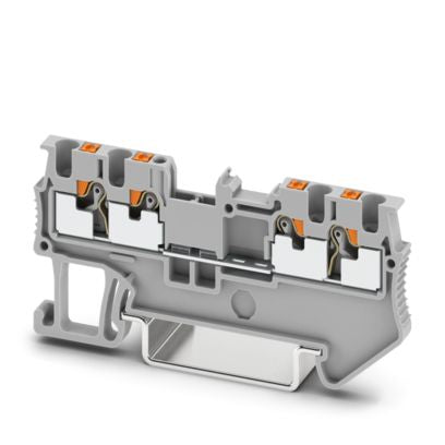 PHOENIX CONTACT CLEMA PUSH IN GRIS 1 NIVEL 2 ENT 2 SAL 1.5mm PT 1.5/S-QUA