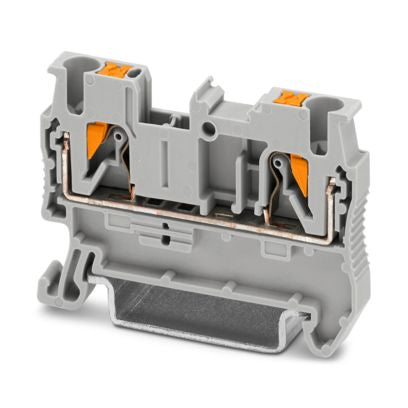 PHOENIX CONTACT CLEMA PUSH IN GRIS 1 NIVEL 2.5mm 26-12AWG 28A