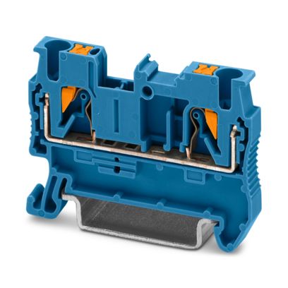 PHOENIX CONTACT CLEMA PUSH IN AZUL 1 NIVEL 2.5mm 26-12AWG 24A PT 2.5 BU