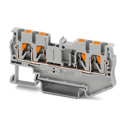 PHOENIX CONTACT CLEMA MUELLE GRIS 1 NIVEL 2E-2S 26-12AWG 24A PT 2.5-QUATT