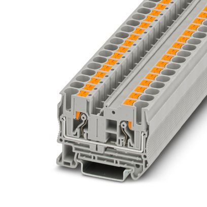 PHOENIX CONTACT CLEMA PUSH IN GRIS 1 NIVEL 6mm 20-8AWG 52A PT 6