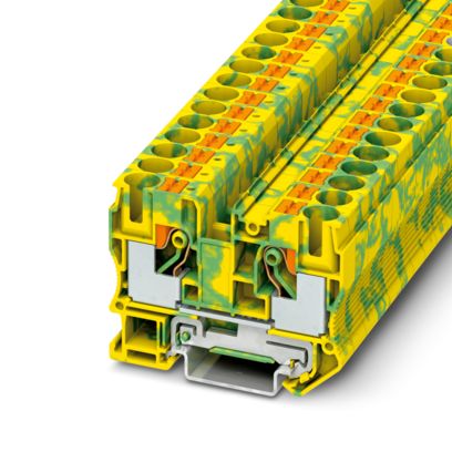 PHOENIX CONTACT CLEMA PUSH IN TIERRA 1 NIVEL 10mm 20-6AWG 70A PT 10-PE