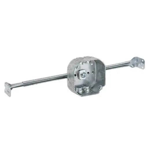 HUBBELL CAJA OCTAGONO 1-1/2" PROFUNDO KO Y NMSC COLGADOR DE BARRA