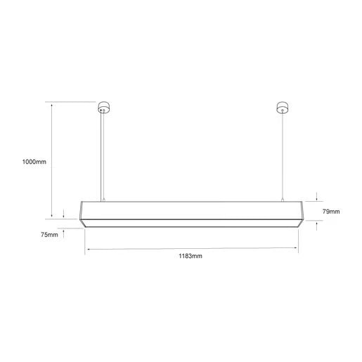 TECNOLITE INTERIOR OFFICE SUSPENDIDO LED 32W 4000K G5