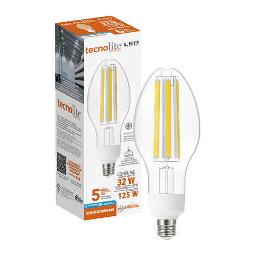 TECNOLITE LAMPARA LED FIL32W50KCRI80E27