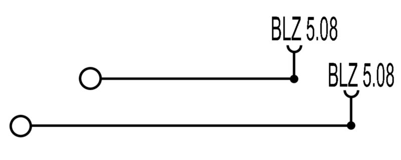 WEIDMULLER CLEMA DOBLE PISO WDK 2.5/BLZ/5.08/ZA