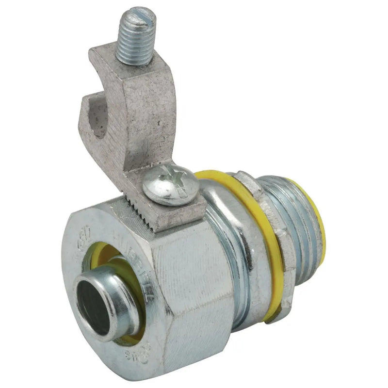 HUBBELL CONECTOR RECTO 3/4" C/TIERRA