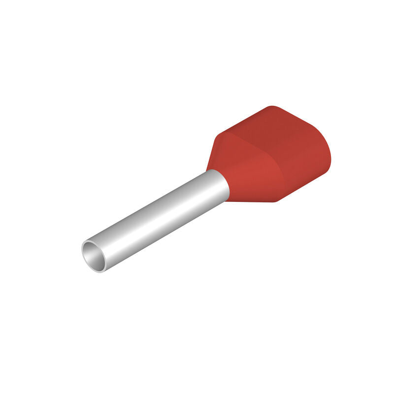 WEIDMULLER PUNTA DOBLE 16AWG H 1.5/20 ZH ROT (500PZ)