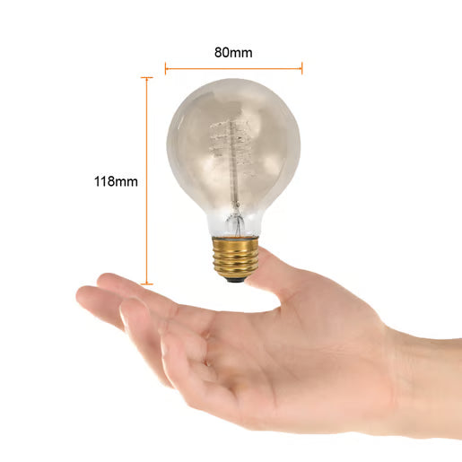 TECNOLITE FOCO G80 VINTAGE GLOBO  INCANDECENTE 35 W
