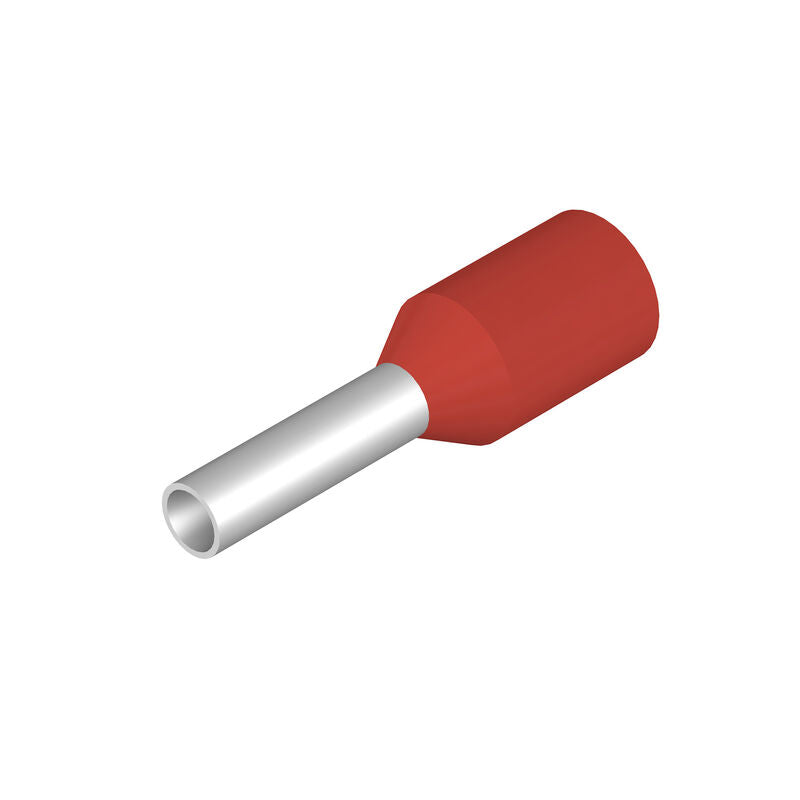 WEIDMULLER PUNTERA 17AWG ROJO 6mm (500 pzas)