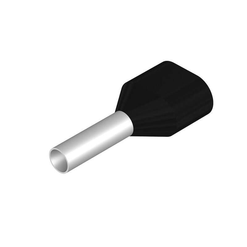 WEIDMULLER PUNTA DOBLE 16AWG H 1.5/16D NEGRO