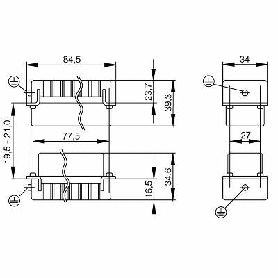 WEIDMULLER CONECTOR HDC HD 40 FC