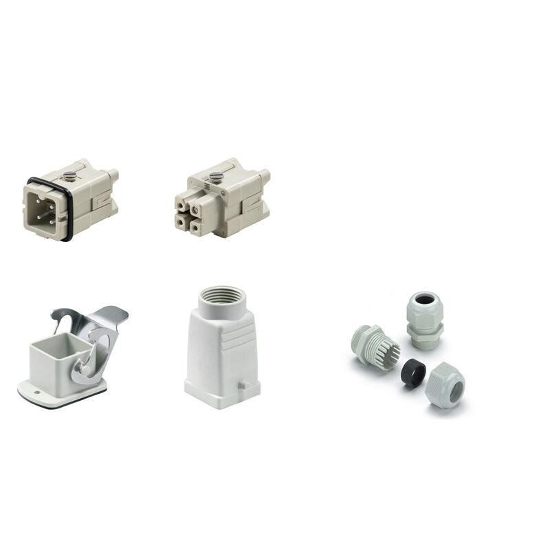 WEIDMULLER OMARCORRIENTE PLASTICO 3P HDC-KIT-HA 03.301