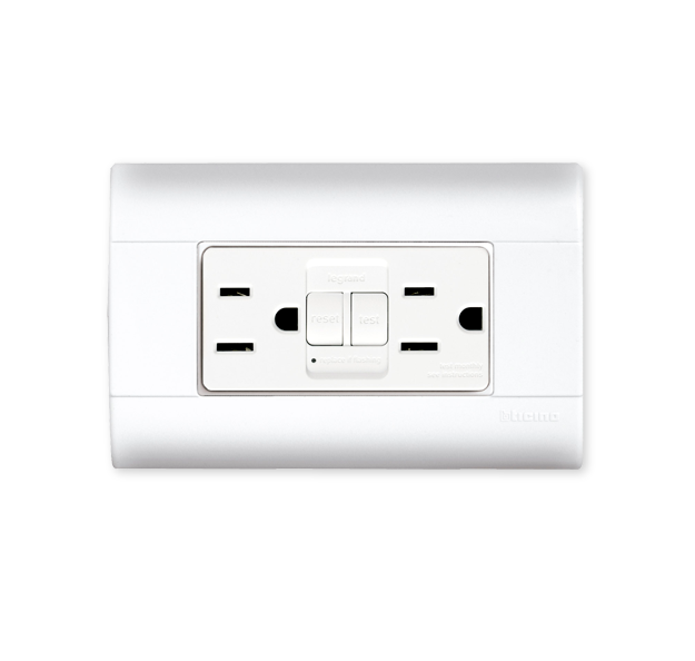 BTICINO CONTACT DUPLEX 15A 127V CONTRA FALLA A TIERRA